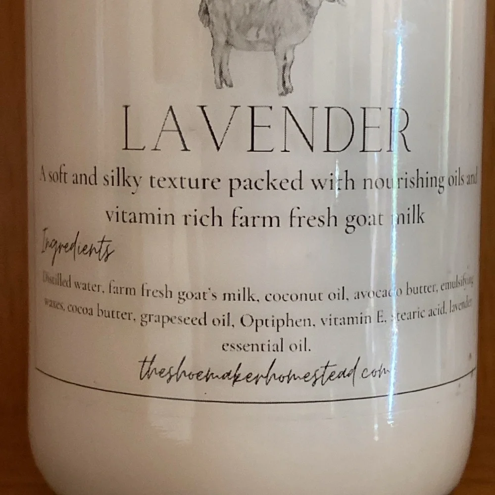 Goat Milk Lotion Lavender Scent